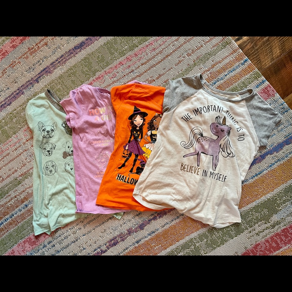 Lot of 4 Girls Play Shirts